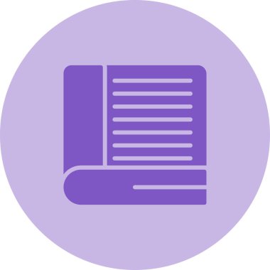 kitaplar düz simge, vektör illüstrasyonu