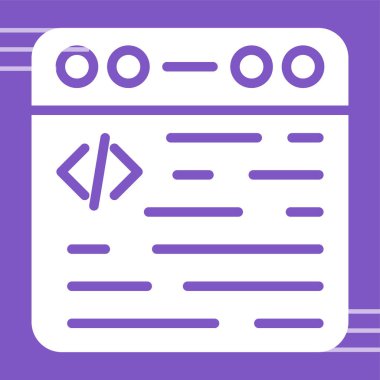 Web tarayıcı simgesi, vektör illüstrasyonu basit tasarım