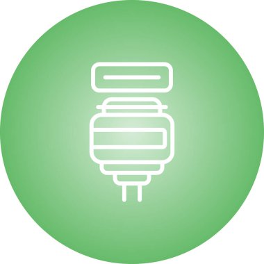 elektrik prizi simgesi. Web illüstrasyonu