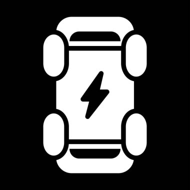 Elektrik Kaykayı web simgesi, basit vektör illüstrasyonu 