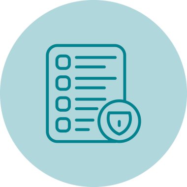 Veri Yönetimi vektör çizgisi tasarım simgesi