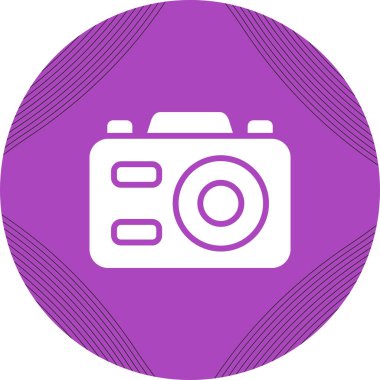 fotoğraf makinesi simgesi, vektör illüstrasyonu 