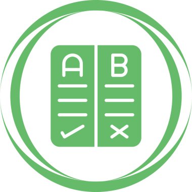 Artılar ve Eksiler web simgesi vektör illüstrasyonu