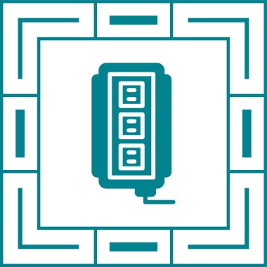 soket simgesi web basit illüstrasyon