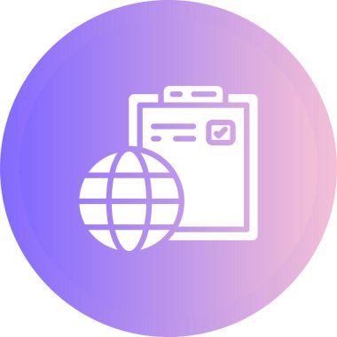 Web simgesi, vektör illüstrasyonu