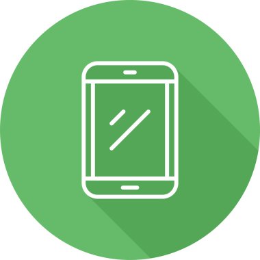 Akıllı telefon. Web simgesi basit illüstrasyon 