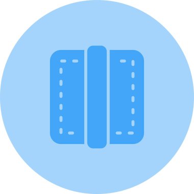 Web tasarımı için kenar simgesi, ayırıcı satır vektör işareti 