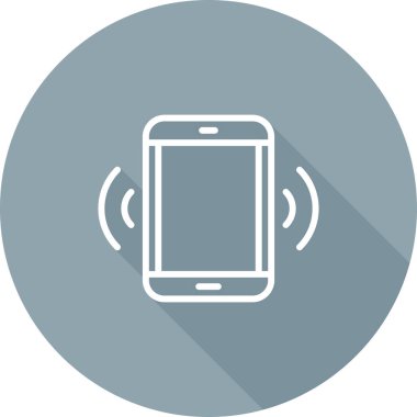 Akıllı telefon. Web simgesi basit illüstrasyon 