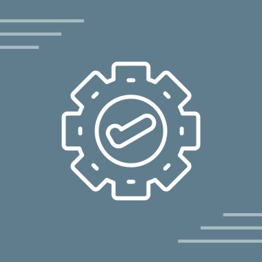 İşaretleme simgesi web basit illüstrasyonunu işaretle 