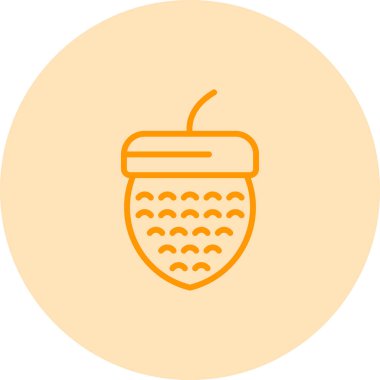 Meşe Ağları simgesinin vektör illüstrasyonu