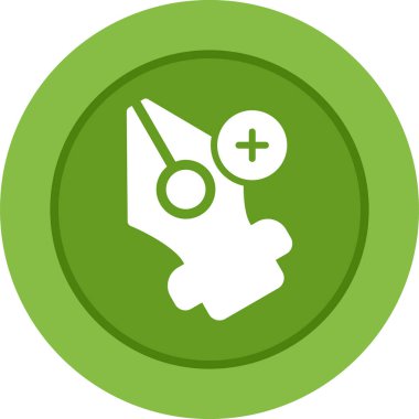 Kalem aracı imleci. Vektör bilgisayar grafikleri. Tasarımcı veya çizer için yol simgesi