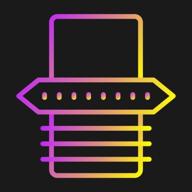 Kanal Uyarlayıcı Web simgesi vektör illüstrasyonuName 