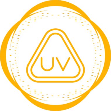 Uyarı levhası. Web simgesi vektör illüstrasyonu