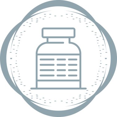 Web sayfası için ilaç şişesi simgesi