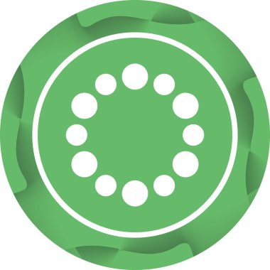 Spinner Web simgesi yükleniyor, basit illüstrasyon 