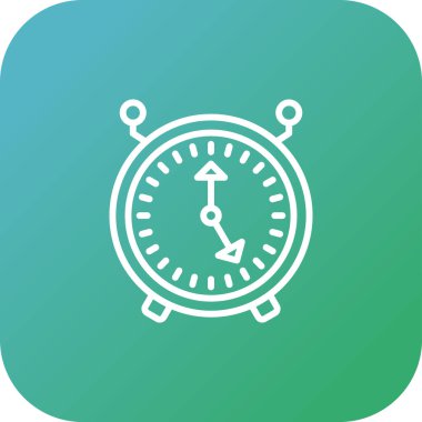 Zamanlayıcı. Web simgesi basit illüstrasyon