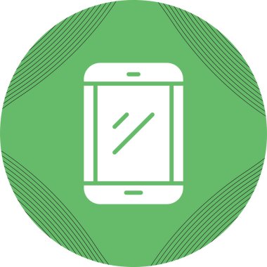 Akıllı telefon. Web simgesi basit illüstrasyon 