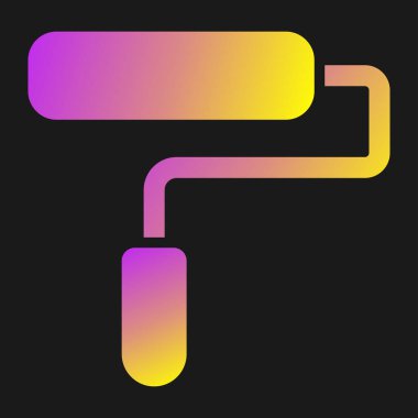 Roller simgesinin vektör illüstrasyonu