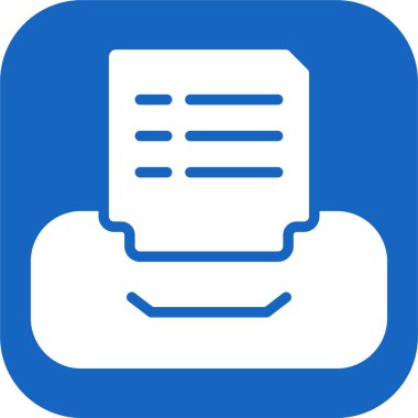 Dosya kabine simgesinin vektör illüstrasyonu