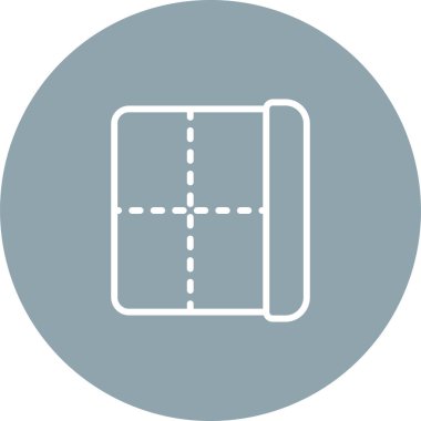 Beyaz Arkaplanda Web Sayfası Kenarlıkları Simgesi İzole Edildi 