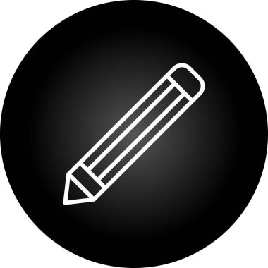 Kalem. Web simgesi basit illüstrasyon 