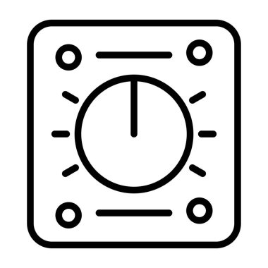 Web ve mobil uygulama tasarımınız için beyaz arkaplanda izole edilmiş loş simge vektörü. Logo logosu konsepti