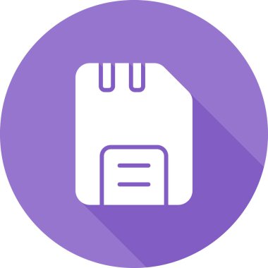 Disk web simgesi, basit vektör illüstrasyonu