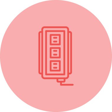 soket simgesi web basit illüstrasyon