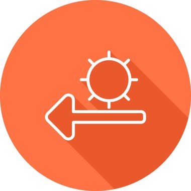 güneş web simgesi basit tasarım 