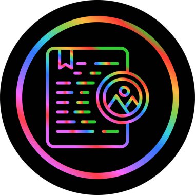 Belge Küçük Resim Web vektör çizimi