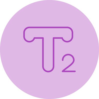 T harfli harf logo tasarımı simgesi