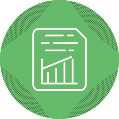 Belge Ekle Graph Web simgesi vektör illüstrasyonu