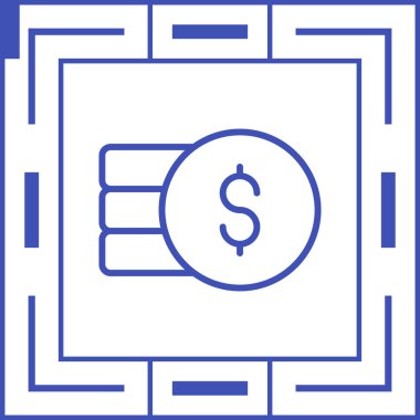 Bozukluklar. Web simgesi basit illüstrasyon