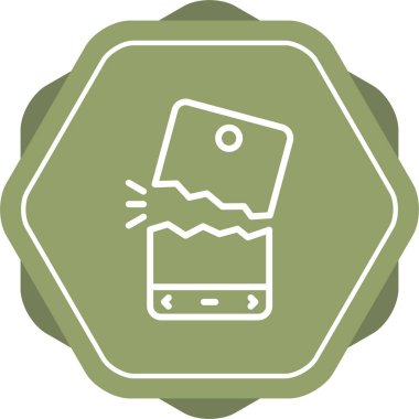 akıllı telefon web simgesi vektör çizimi 