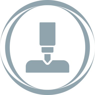 Pnömatik çekiç ağ simgesinin vektör illüstrasyonu