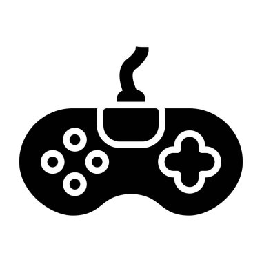 oyun denetleyici simgesi, vektör illüstrasyonu