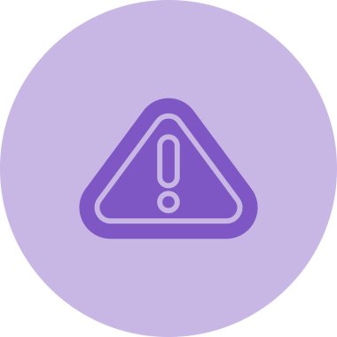 Uyarı, uyarı simgesi vektör illüstrasyonu 