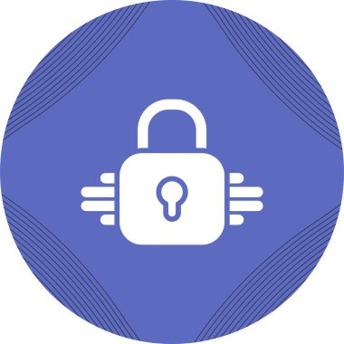 Ağ Erişim Kontrol Web simgesi vektör çizimi