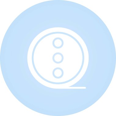 Film makarası web simgesi, basit vektör illüstrasyonu