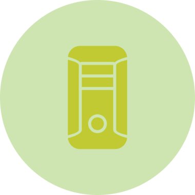 Bilgisayar kılıfı Pc satır simgesi. mobil konsept ve web tasarımı için doğrusal stil işareti. cpu kule kutusu anahat vektör simgesi. Sembol, logo illüstrasyonu. Vektör grafikleri
