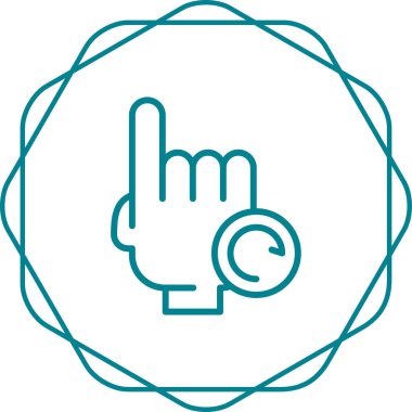 Yeniden yükleme simgesinin vektör çizimi 