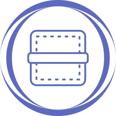 Web tasarımı için kenar simgesi, ayırıcı satır vektör işareti 