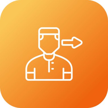 user icon, vector illustration simple design