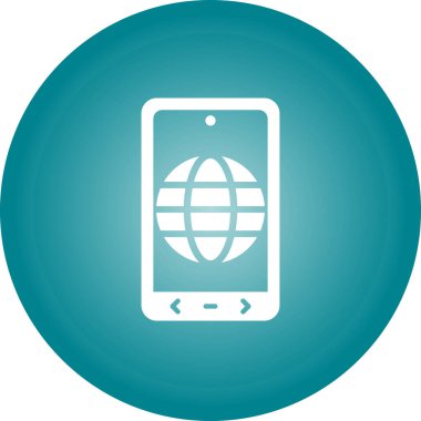 İnternet web simgesi, vektör tasarımı 