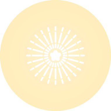 Havai fişek web simgesi, basit vektör illüstrasyonu 