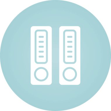 Depolama web simgesi, basit vektör illüstrasyonuName 