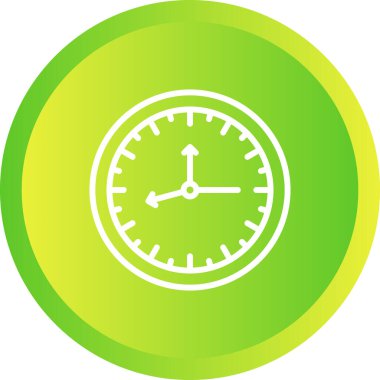 Saat. Web simgesi basit illüstrasyon 