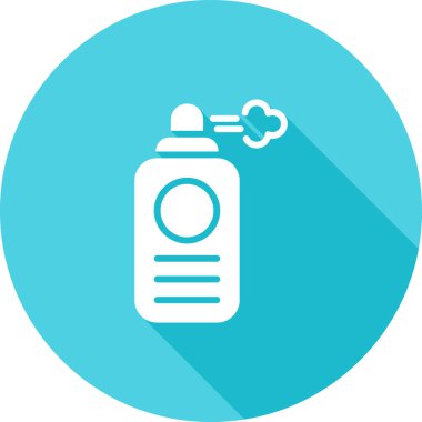 Sprey kutusu. Web simgesi basit illüstrasyon