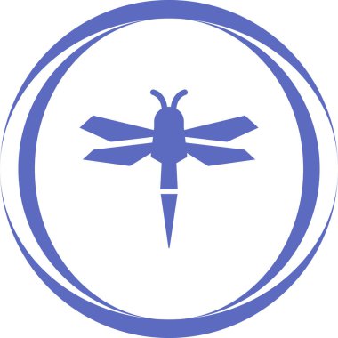 Yusufçuk web simgesi, basit vektör illüstrasyonu