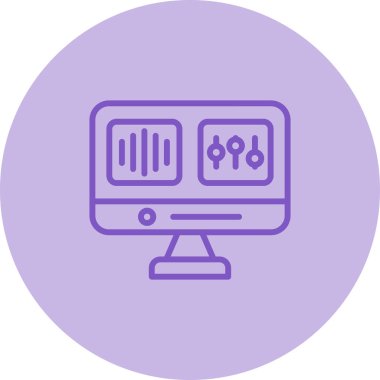 vektör simgesi Ses Düzenleme, illüstrasyon 